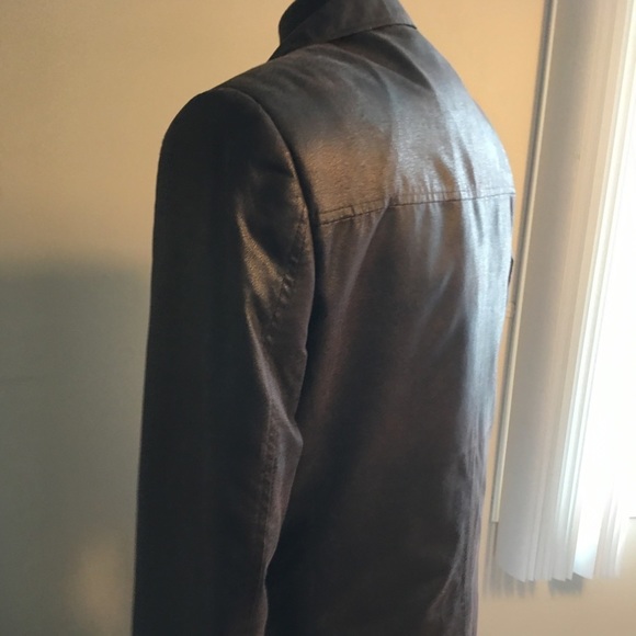 Mens 38R large black sports jacket blazer button unique brown Raffael Uomo - Picture 16 of 16